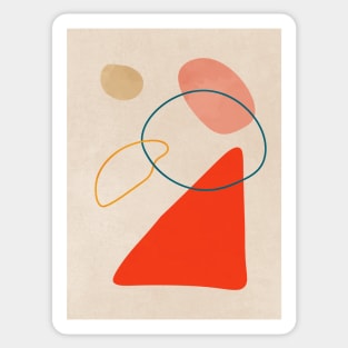 Nordic Organic Abstract Shapes Sticker